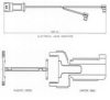 KNORR-BREM Z0063601 Warning Contact, brake pad wear
